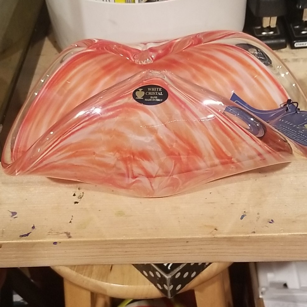 White Cristal dish